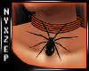 Spider Necklace Black