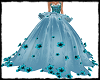Blue gown dress