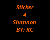 [KC]STICKER OF SHANNON 3