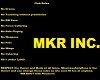 MKR INc. Club Rules