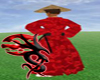 Black Red Dragon Hakama