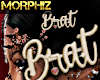 M -Gold Brat Hairclip