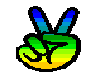 Rainbow Peace symbol #2