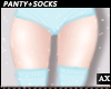 舍. Panties+Socks Blue