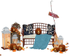 Fall bench seating