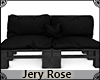 [JR] Black Pallet Sofa