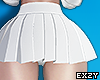 Mini Pleated Skirt White