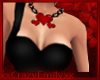 :Red Valentine Necklace: