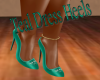 Teal Dress Heels
