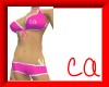 ~CA Branded Bikini Pink
