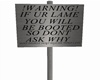 NO LAME'S SIGN