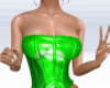 Toxic Green Corset