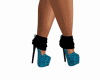 ch)blue striped heels