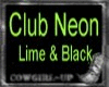 Club Neon Lime & Black