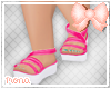 + kids pink sandals