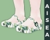 Kid~ Green plant shoes
