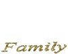 Family Gold Jeweled Sign