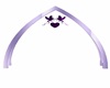 Purple Wedding arch