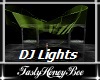 Flower DJ Lights Green