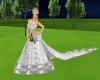 platinum wedding dress