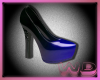 (W) Blue/Black Heels