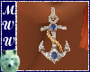 Jeweled Anchor Earrings