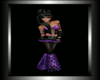 Pvc rave skirt/purple