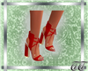 Gizel Red Sandals