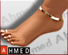 Gold Ankle Feet