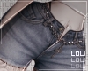 お. denim shorts LLT
