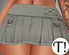 T! Grey Pleated Skirt