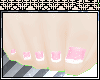 Pink glitter tiny feet