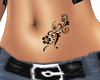 Tattoo Floral Belly