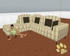 10 pose Oriental Couch