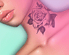 !Rosa Neck Tattoo
