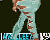CUT OUTPANTS F AQUA