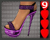 J9~Diamond Heels Purple
