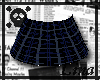 Black/Blue Plaid Skirt