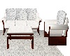 White Sofa y Table
