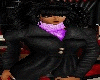 [BMC] black&purple coat