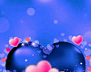 Pink and Blue Hearts