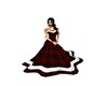 Ems Red Plaid Gown