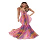 Rainbow Mermaid Gown