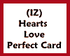 (IZ) Hearts Love Card