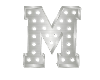 Marquee Letter "M"