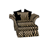 Zebra Chair n Ottoman