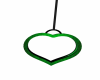 Green Rose Heart Swing