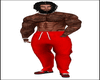 Red Joggers W/Shoes