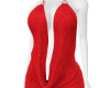 iUEi-Red Cowl Dress