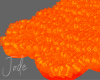 Orange Cloud Rug